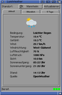 LumiWeather 1.0 ver&ouml;ffentlicht