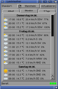 LumiWeather 1.1 mit Live-AppIcon
