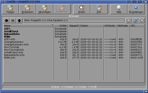 LumiZip 1.0: Archiv durchsuchen