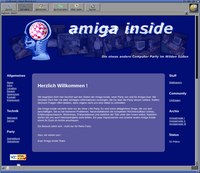 Die Projektseite im Browser