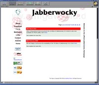 Die Projektseite im Browser