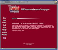 Die Projektseite im Browser
